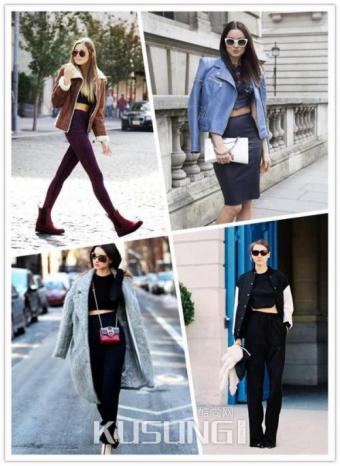 ��ᴩCrop Top��HONGU��Ƚ������ɴ�����˷�